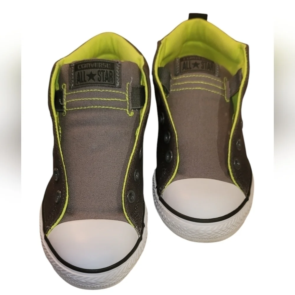 Converse All Star High Top Neon Sneakers Dual Wear Lace-up or no Laces - Picture 5 of 16